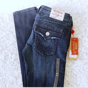 True Religion Skinny Jeans distressed denim